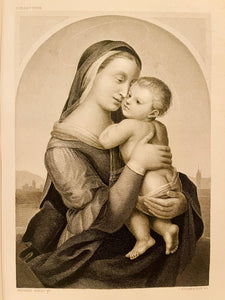 Madonna di Casa | Antique Engraving after Raphael’s “Tempi Madonna”