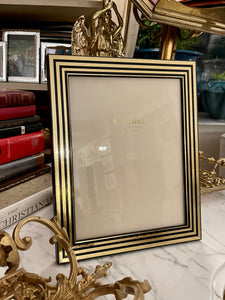 Natalini | Italian Gold Lacquered Wood 8x10 Picture Frame