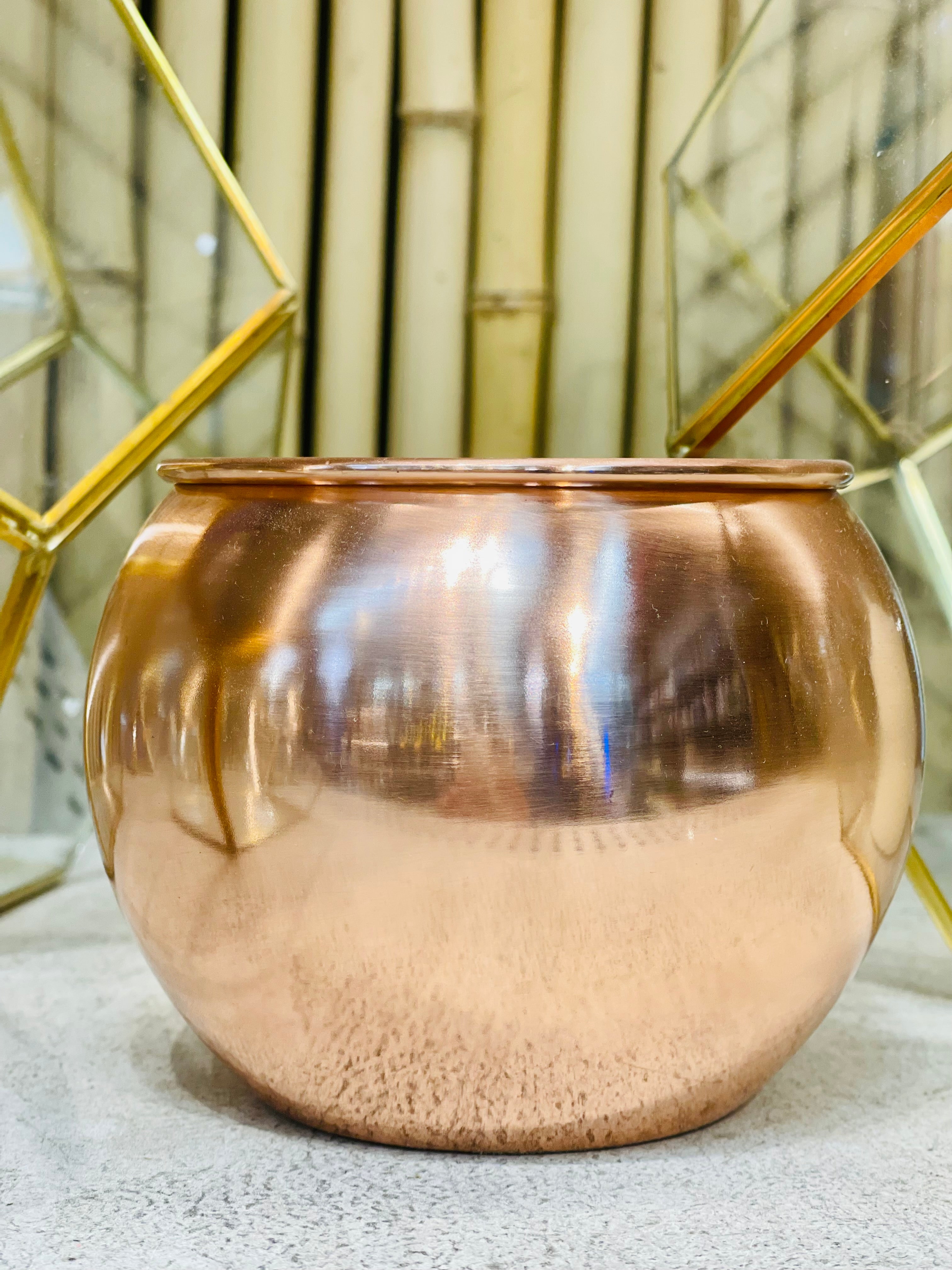 Pure Copper Round Vase