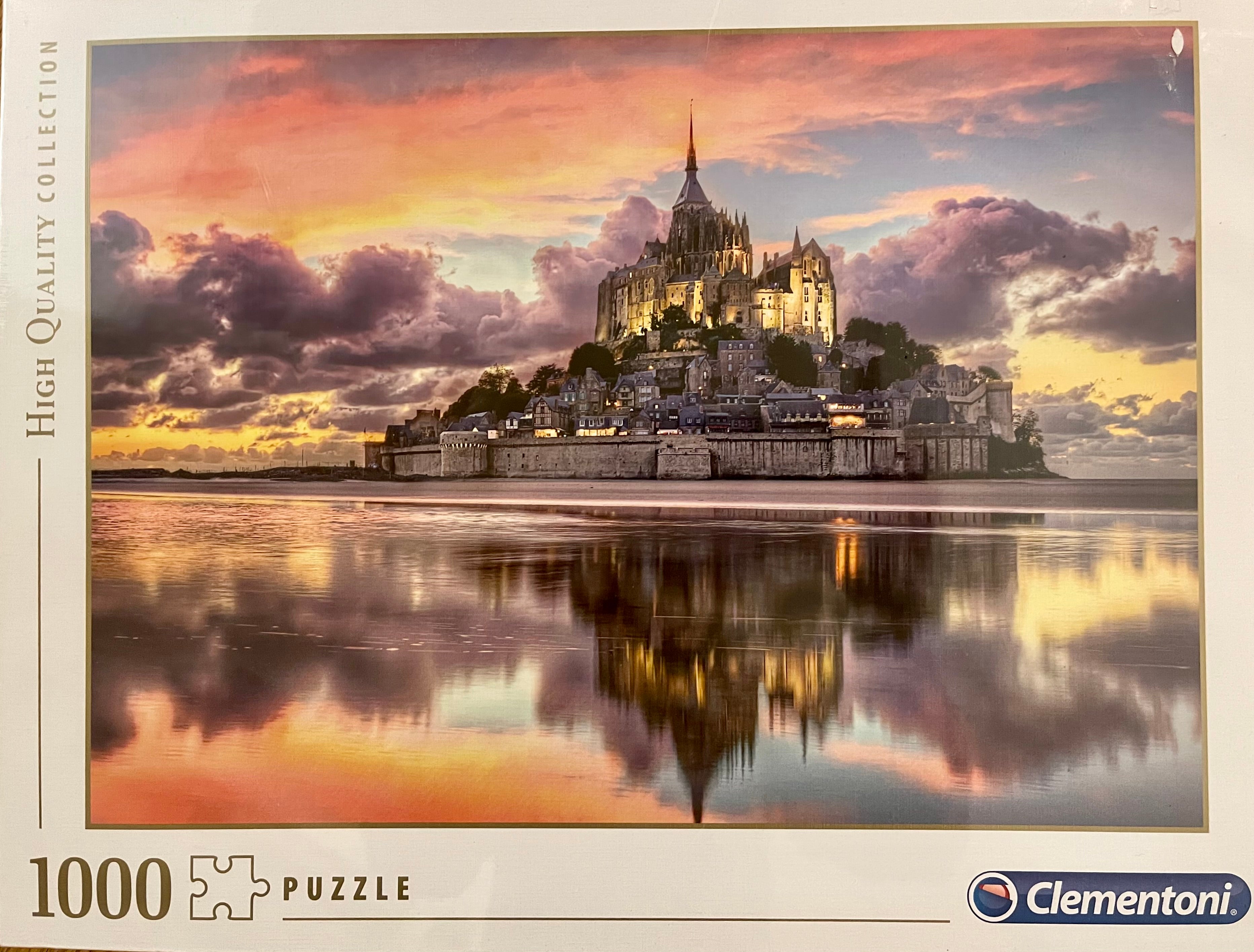 Puzzle 1000 pièces - High Quality Collection - Le magnifique Mont Saint Michel - Puzzle 1000 pièces Puzzle 1000 pièces - High Quality Collection - Le magnifique Mont Saint Michel - Puzzle 1000 pièces