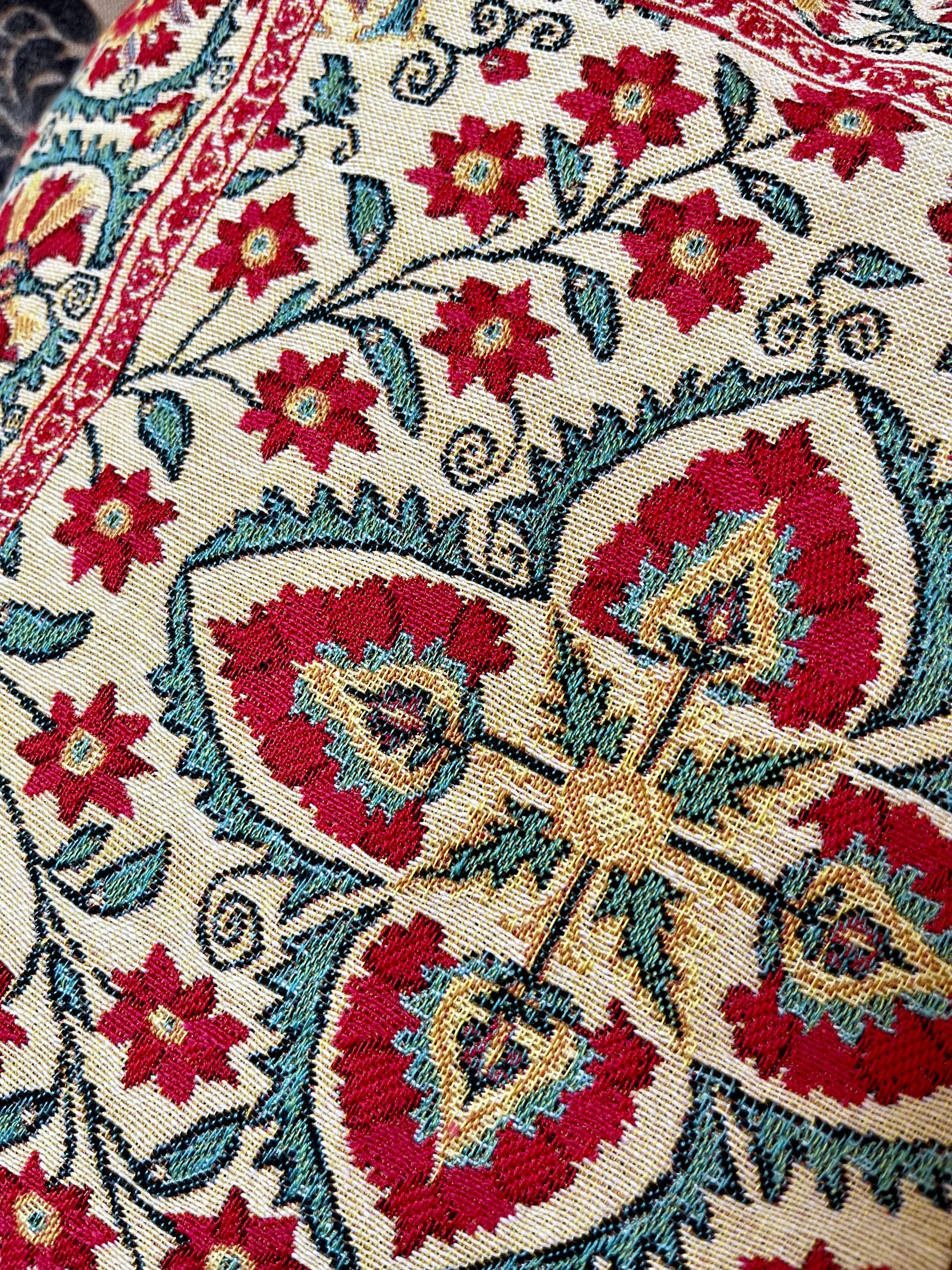 Rolande du Dreuilh—France | Floral Tapestry Pillow