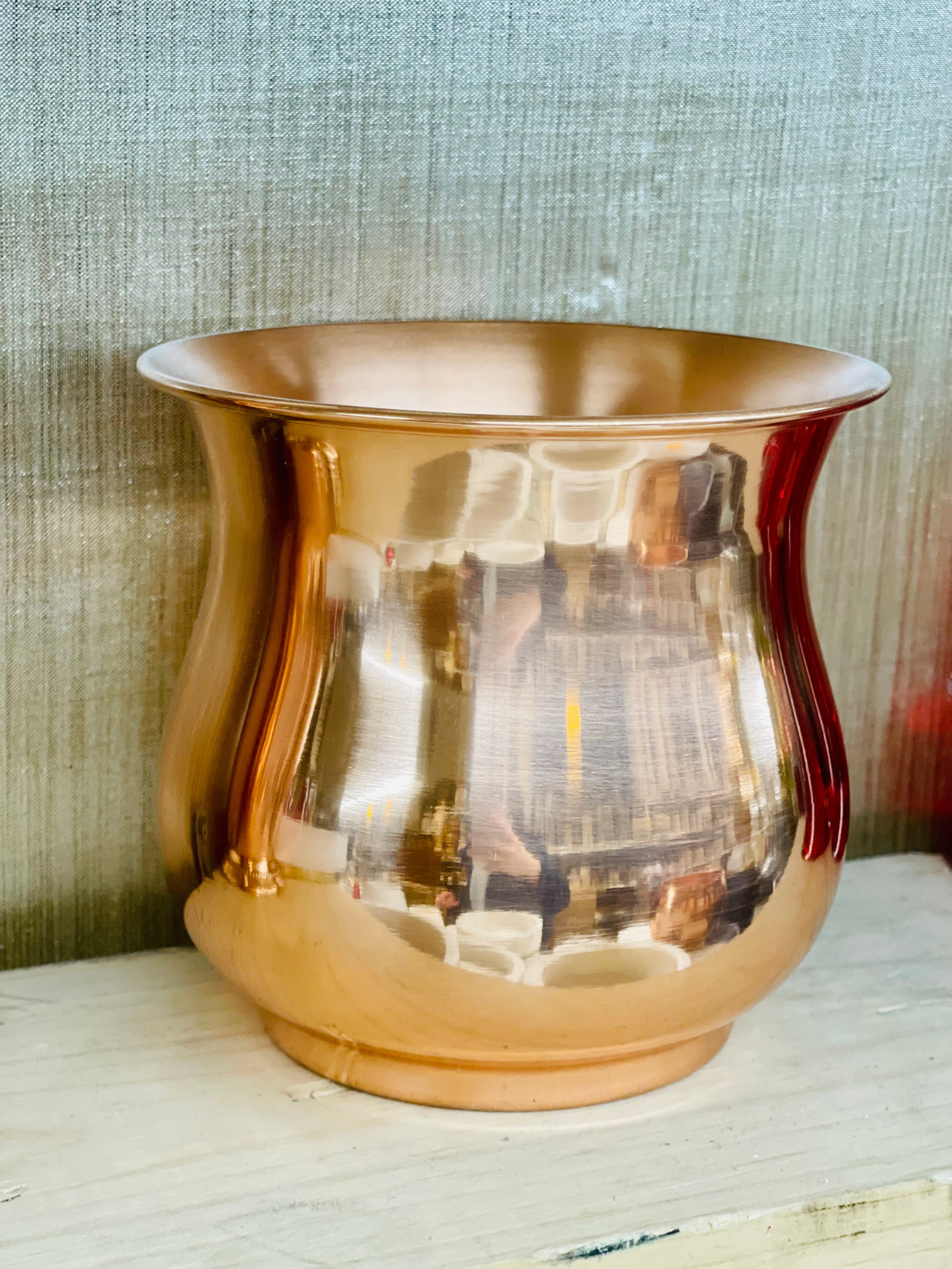 Pure Copper Tulip Vase