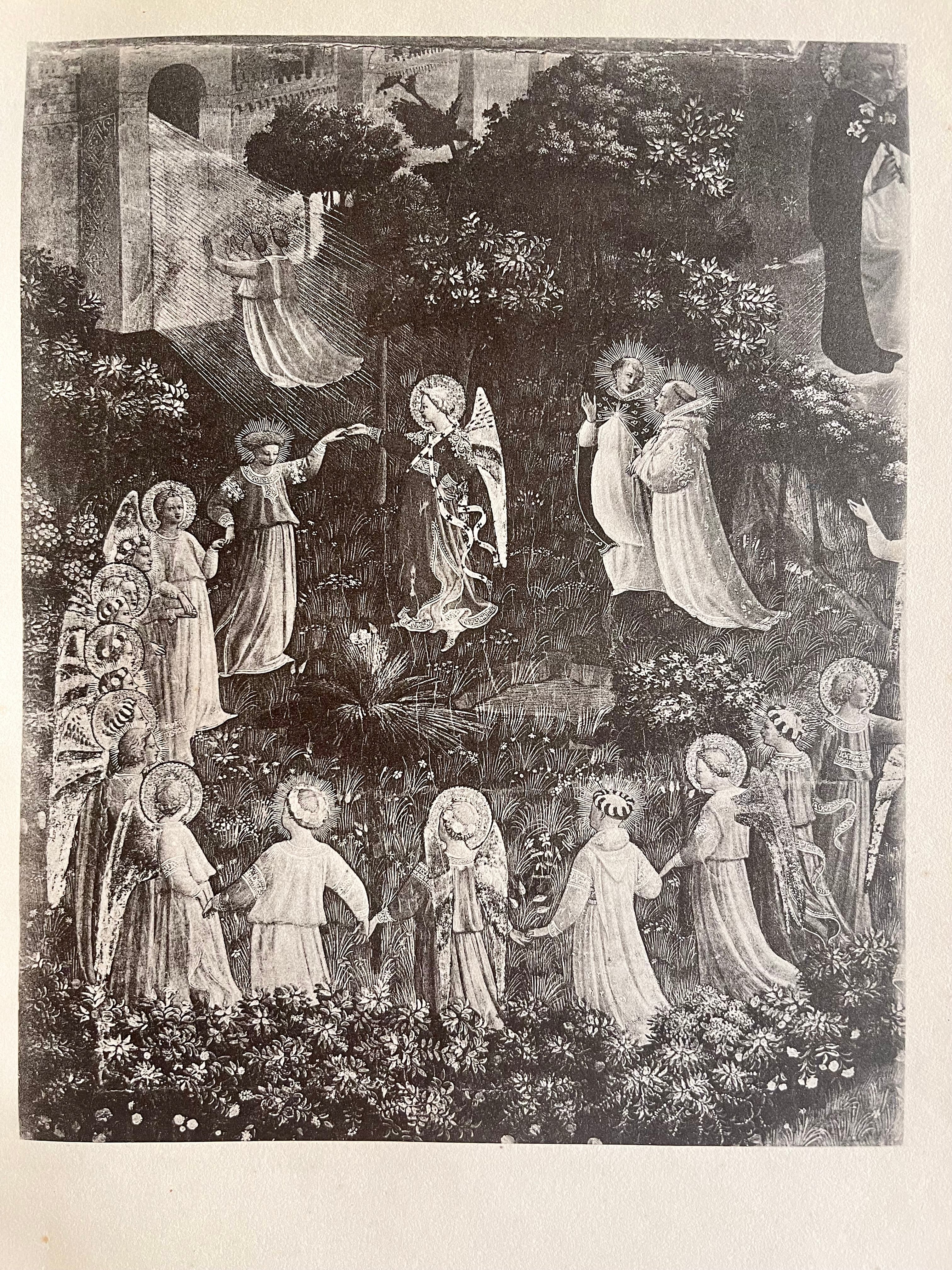 Antique Florentine Print | Fra Angelico’s Last Judgment: Paradise