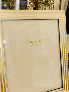 Natalini | Italian Gold Lacquered Wood 8x10 Picture Frame