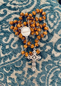 Venetian Olive Wood Rosary | Madonna della Salute—Our Lady of Good Health