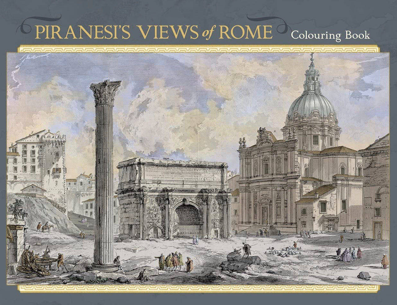 Piranesi’s Views of Rome, A Colouring Book